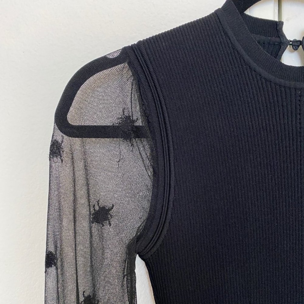Worn once ALEXANDER MCQUEEN couture black dress - Picture 6 of 14